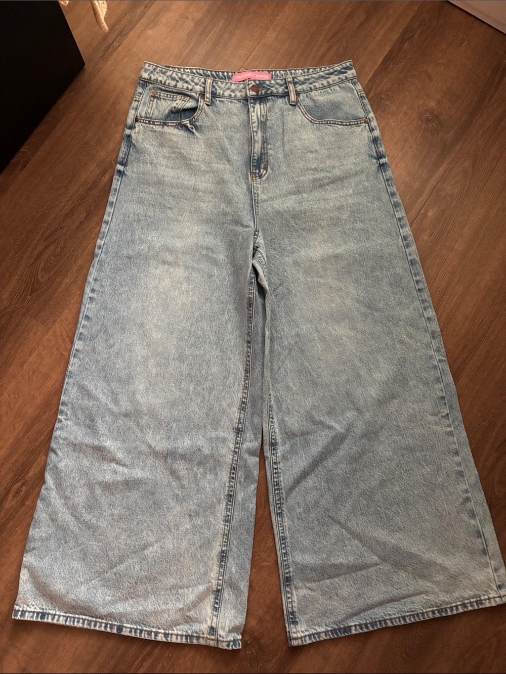 Freckled poppy wide leg jeans